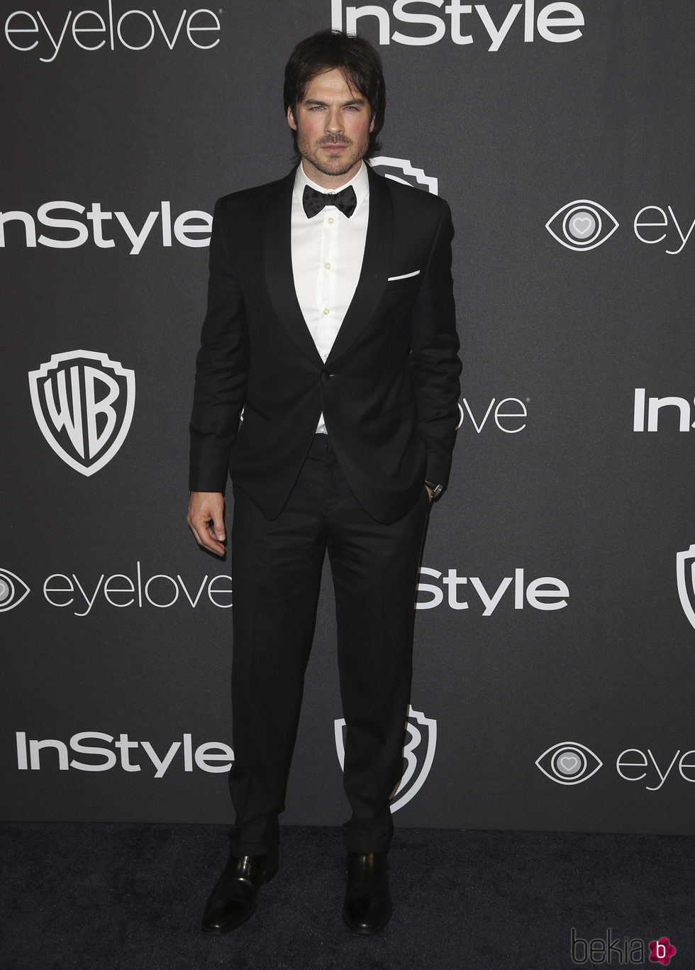 Ian Somerhalder en la fiesta de Warner Bros tras los Globos de Oro 2017