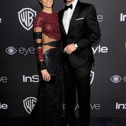 Ian Somerhalder y Nikki Reed en la fiesta de Warner Bros tras los Globos de Oro 2017