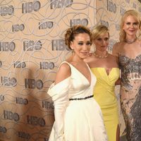 Sarah Jessica Parker, Reese Witherspoon y Nicole Kidman en la fiesta de HBO tras los Globos de Oro 2017