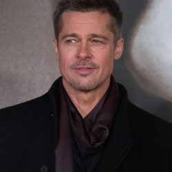 Brad Pitt en la presentación de 'Aliados'