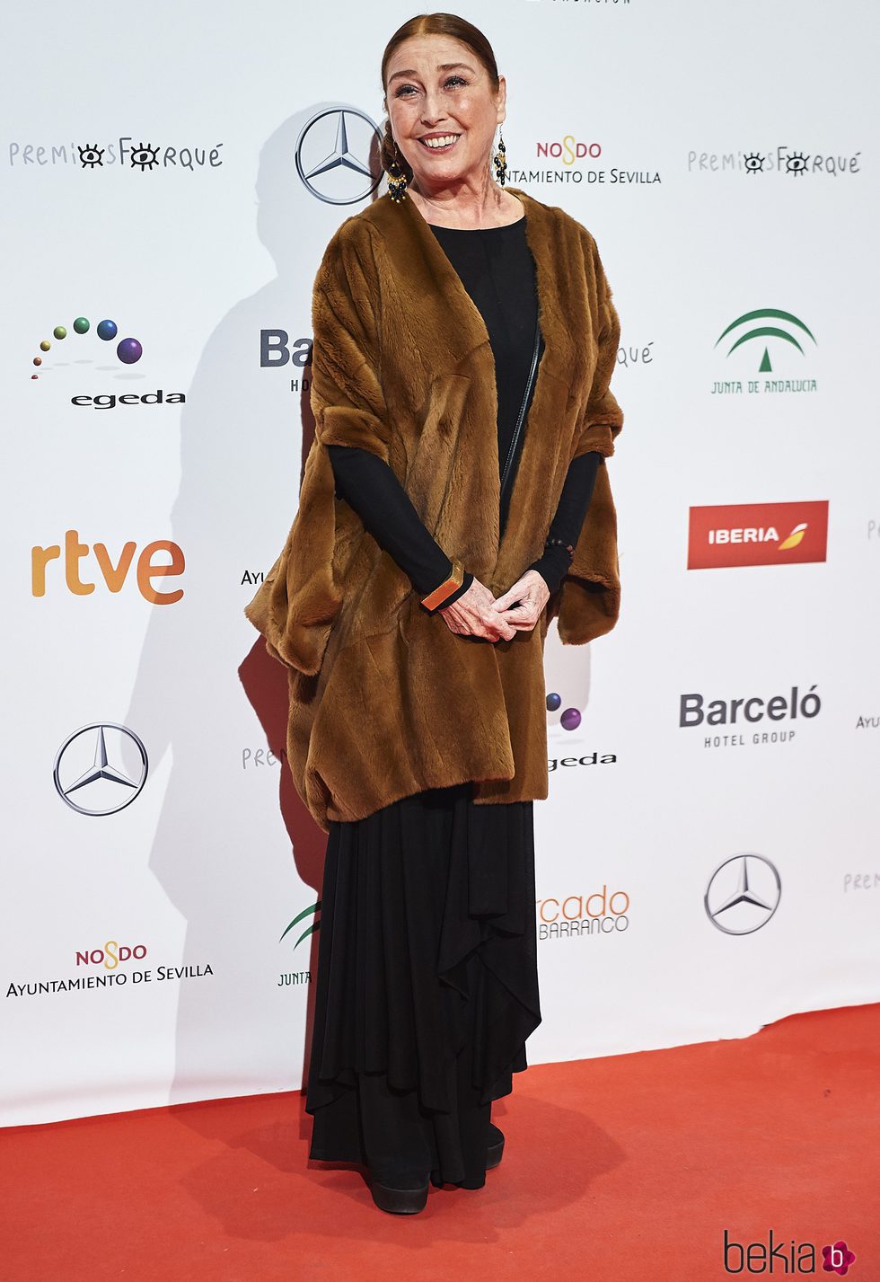 Verónica Forqué en la entrega de los Premios Forqué 2017