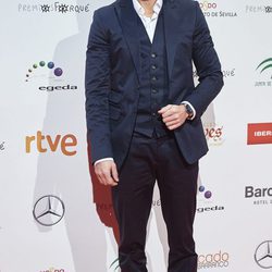 Adrián Lastra en la entrega de los Premios Forqué 2017