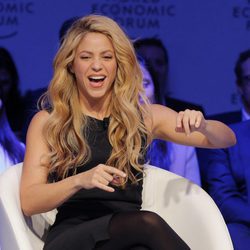 Shakira en el Foro Económico Mundial de Davos 2017