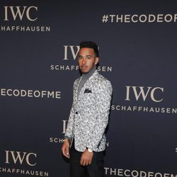 Lewis Hamilton en una cena benéfica en Ginebra