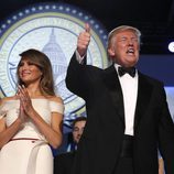 Donald Trump y su mujer en el baile inaugural de su estrenada presidencia de Estados Unidos