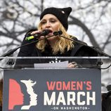 Madonna en la Marcha de las Mujeres en Washington