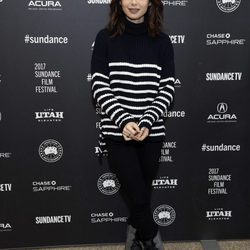 Lily Collins en el Sundance Festival presentando su película 'To the Bone'