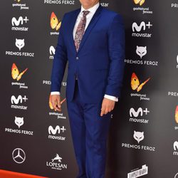 Pedro Casablanc en la alfombra roja de los Premios Feroz 2017