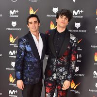 Javier Ambrossi y Javier Calvo en la alfombra roja de los Premios Feroz 2017