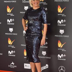 Eva Hache en la alfombra roja de los Premios Feroz 2017