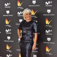 Eva Hache en la alfombra roja de los Premios Feroz 2017