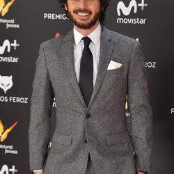Javier Pereira en la alfombra roja de los Premios Feroz 2017