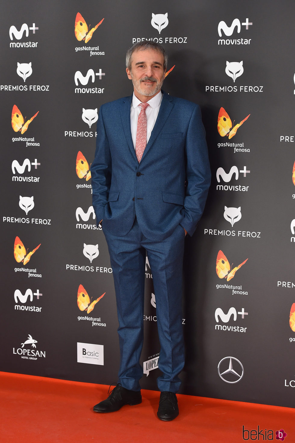 Fernando Guillén-Cuervo en la alfombra roja de los Premios Feroz 2017