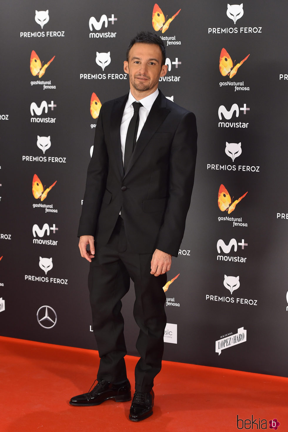 Alejandro Amenábar en la alfombra roja de los Premios Feroz 2017