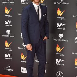 Pablo Rivero en la alfombra roja de los Premios Feroz 2017