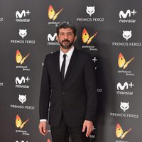 Alberto Rodríguez en la alfombra roja de los Premios Feroz 2017