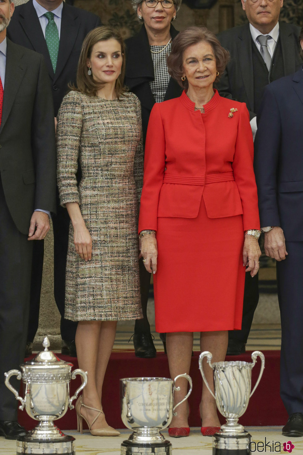 La Reina Letizia y la Reina Sofía en los Premios Nacionales del Deporte