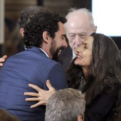 Paco León y Ángela Molina en la clausura de la conmemoración del IV centenario de la muerte de Cervantes