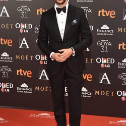 Diego Martin en la alfombra roja de los Premios Goya 2017