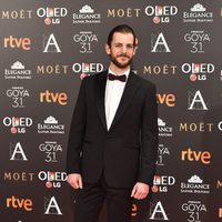 Guillermo Barrientos en la alfombra roja de los Premios Goya 2017