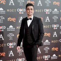 Canco Rodríguez en la alfombra roja de los Premios Goya 2017
