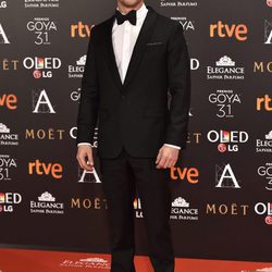 Alejo Sauras en la alfombra roja de los Premios Goya 2017