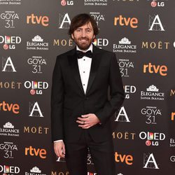 Daniel Sánchez Arévalo en la alfombra roja de los Premios Goya 2017