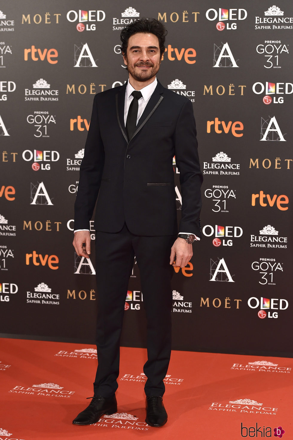 José Manuel Seda en la alfombra roja de los Premios Goya 2017