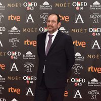 Karra Elejalde en la alfombra roja de los Premios Goya 2017