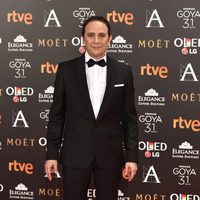 Luis Callejo en la alfombra roja de los Premios Goya 2017