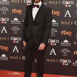 Marc Clotet en la alfombra roja de los Premios Goya 2017