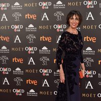 María Barranco en la alfombra roja de los Premios Goya 2017