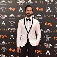 Paco León en la alfombra roja de los Premios Goya 2017