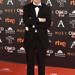 Fernando Colomo en la alfombra roja de los Premios Goya 2017