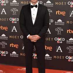 Roberto Álamo en la alfombra roja de los Premios Goya 2017