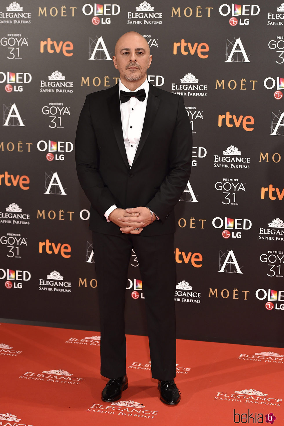 Roberto Álamo en la alfombra roja de los Premios Goya 2017