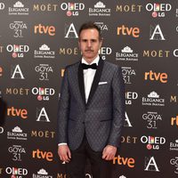 Marc Crehuet en la alfombra roja de los Premios Goya 2017