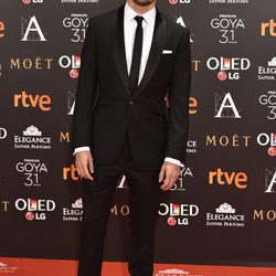 Alejandro Amenábar en la alfombra roja de los Premios Goya 2017