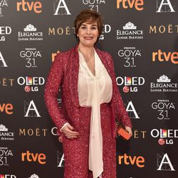 Anabel Alonso en la alfombra roja de los Premios Goya 2017