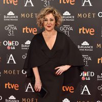 Carmen Machi en la alfombra de los Premios Goya 2017