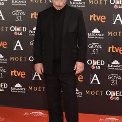 Pedro Almodóvar en la alfombra roja de los Premios Goya 2017