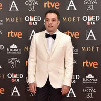 Daniel Guzmán en la alfombra roja de los Premios Goya 2017