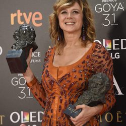 Emma Suárez, ganadora de dos Premios Goya