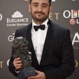 Juan Antonio Bayona con su Goya como Mejor Director