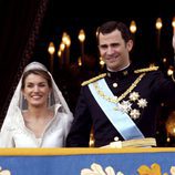 El Rey Felipe VI y la Reina Letizia el día de su boda