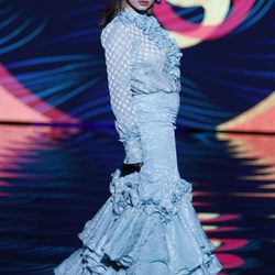 Marisa Jara desfilando en el SIMOF 2017