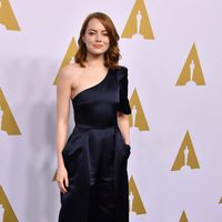 Emma Stone en el almuerzo de los nominados a los Oscar 2017