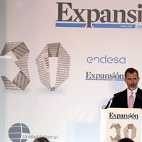 El Rey Felipe da un discurso en el 30 aniversario de Expansión