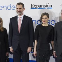 Los Reyes Felipe y Letizia en el 30 aniversario de Expansión
