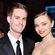 Miranda Kerr y su novio, el fundador de Snapchat, Evan Spiegel, en la gala Fifth Annual Baby2Baby de 2016